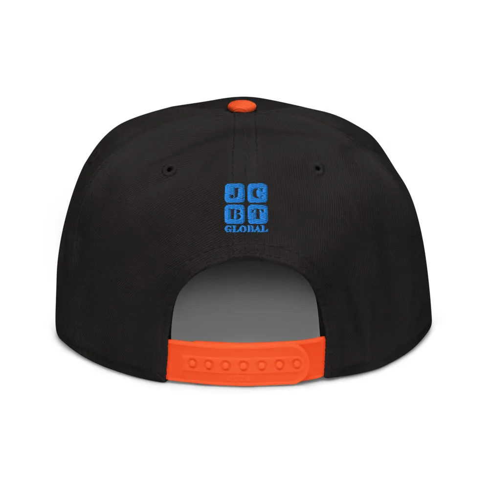 Snapback Hat "1052-0081 Software Engineer At Work (Blue Logo)"