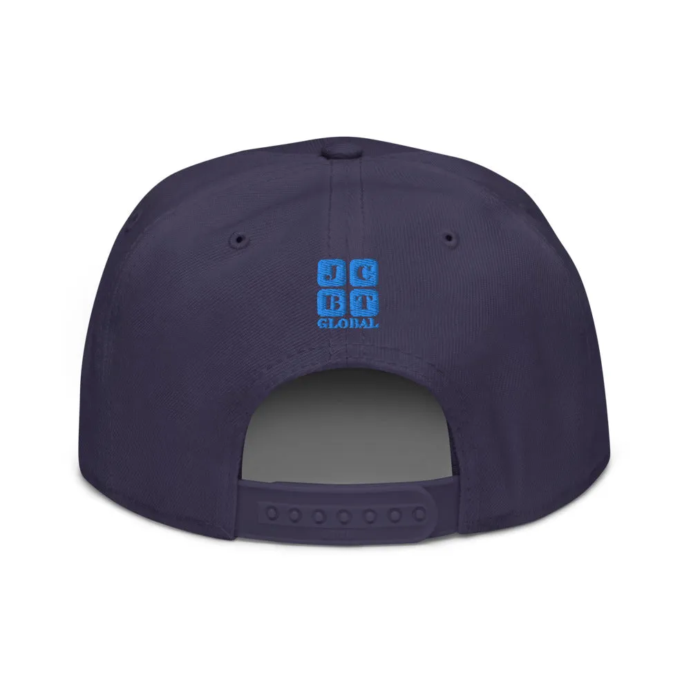 Snapback Hat "1052-0081 Software Engineer At Work (Blue Logo)"