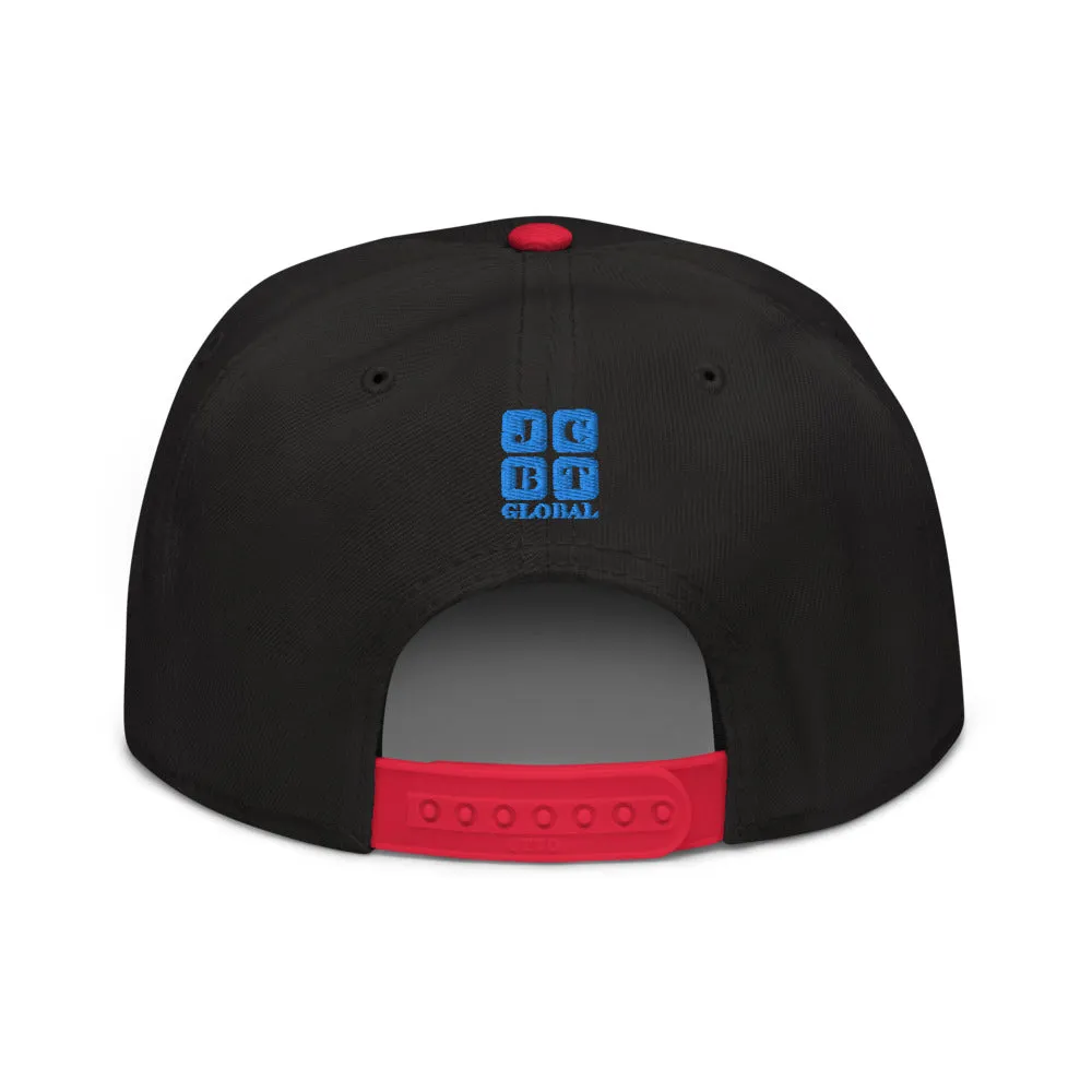 Snapback Hat "1052-0081 Software Engineer At Work (Blue Logo)"