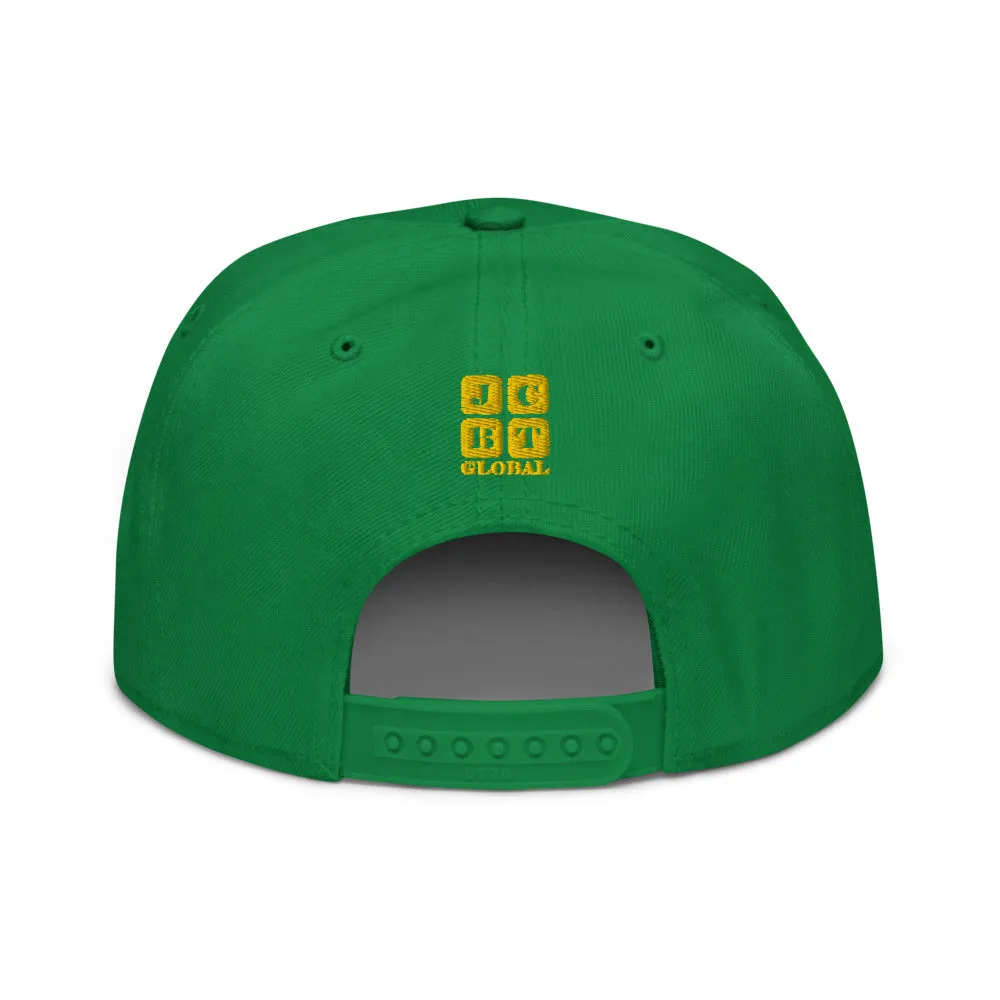 Snapback Hat "1052-0081 Software Engineer At Work (Yellow Logo)"