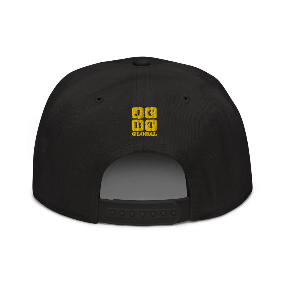 Snapback Hat "1052-0081 Software Engineer At Work (Yellow Logo)"