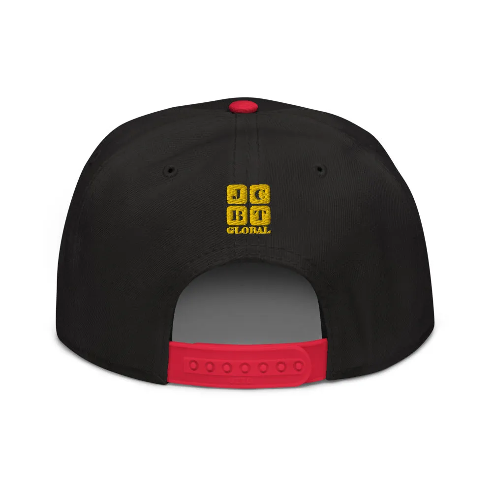 Snapback Hat "1052-0081 Software Engineer At Work (Yellow Logo)"