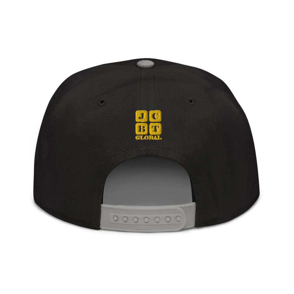 Snapback Hat "1052-0081 Software Engineer At Work (Yellow Logo)"