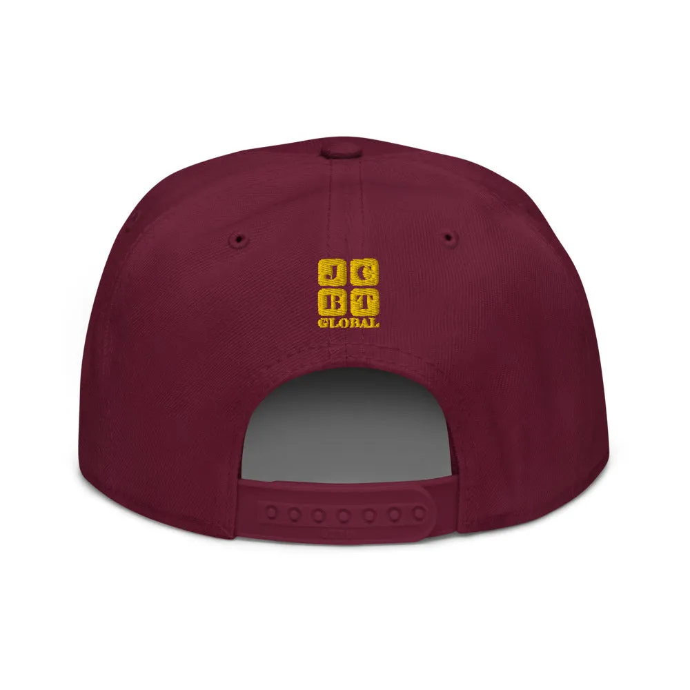 Snapback Hat "1052-0081 Software Engineer At Work (Yellow Logo)"