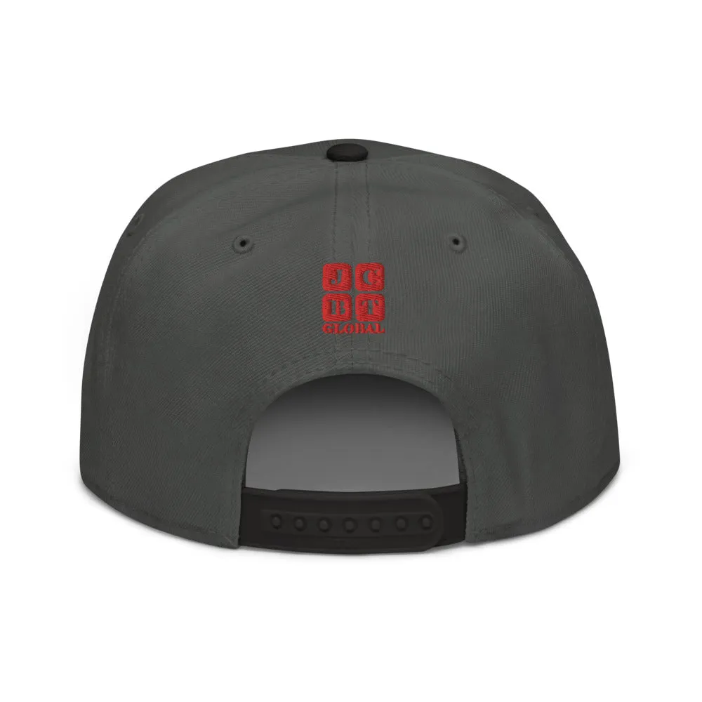 Snapback Hat "2052-0081 Software Engineer At Work (Red Logo)"