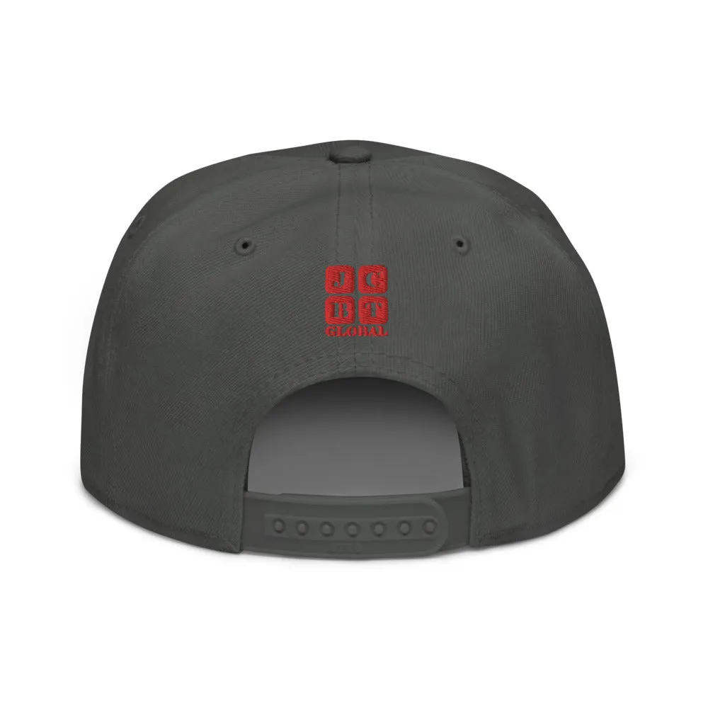 Snapback Hat "2052-0081 Software Engineer At Work (Red Logo)"