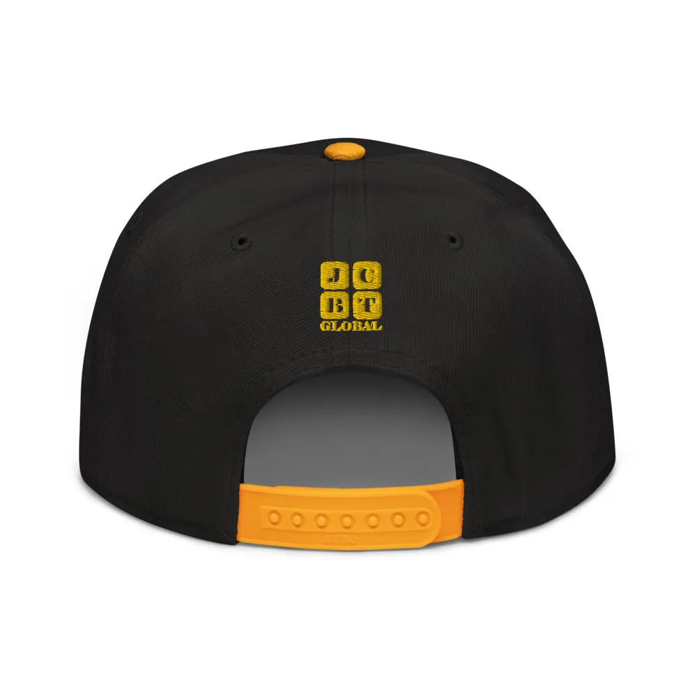 Snapback Hat "2052-0081 Software Engineer At Work (Yellow Logo)"