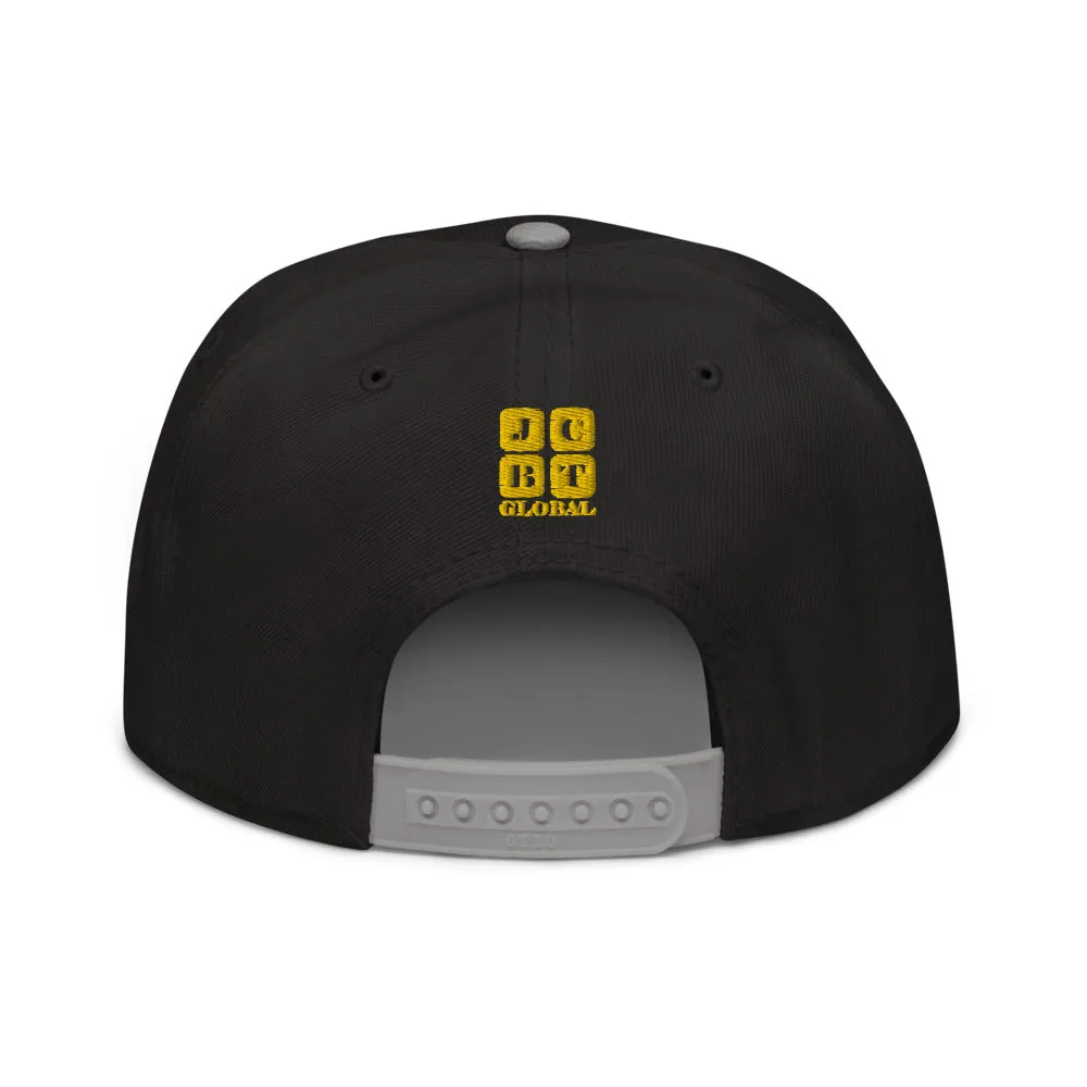 Snapback Hat "2052-0081 Software Engineer At Work (Yellow Logo)"
