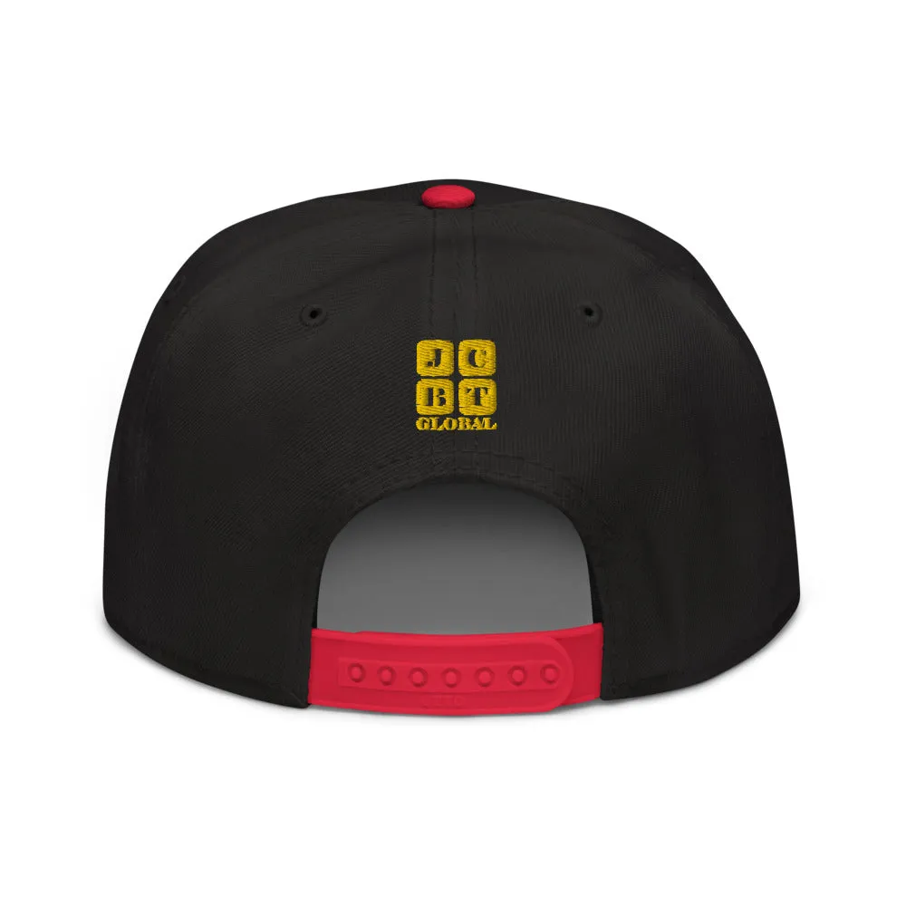 Snapback Hat "2052-0081 Software Engineer At Work (Yellow Logo)"
