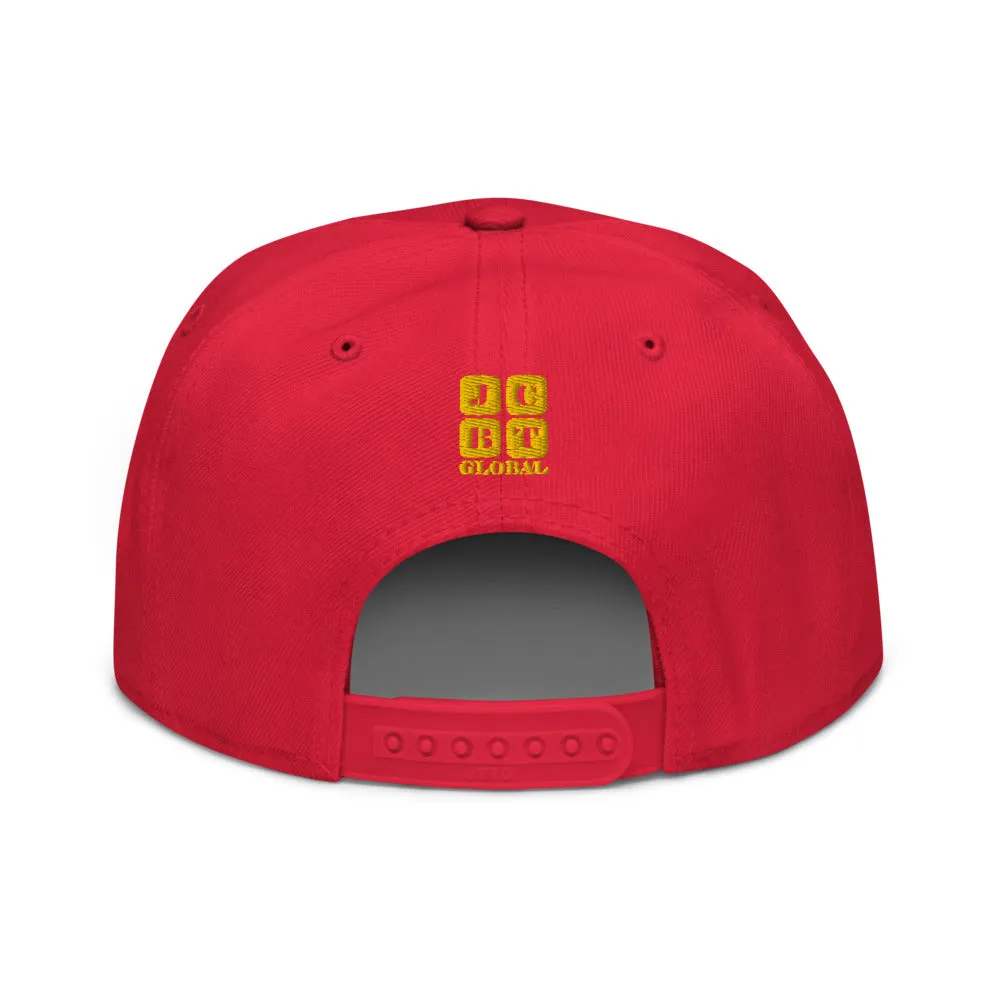 Snapback Hat "2052-0081 Software Engineer At Work (Yellow Logo)"