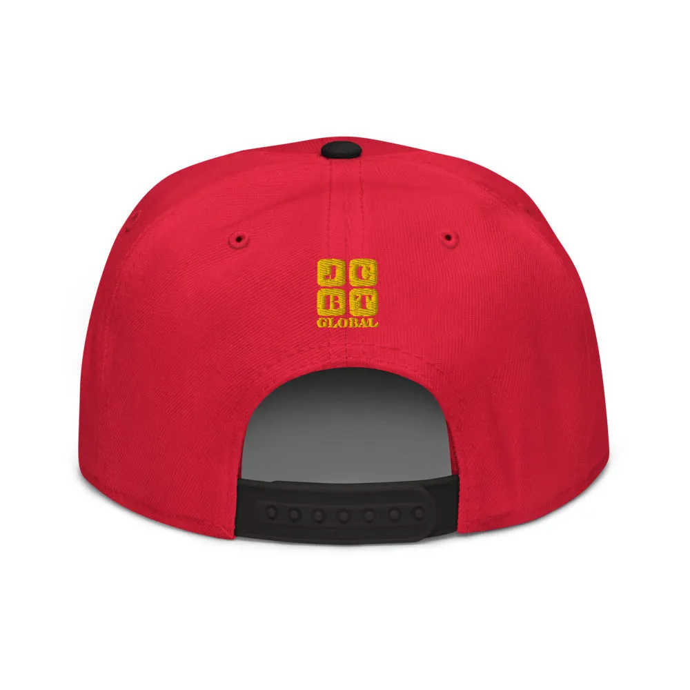 Snapback Hat "2052-0081 Software Engineer At Work (Yellow Logo)"