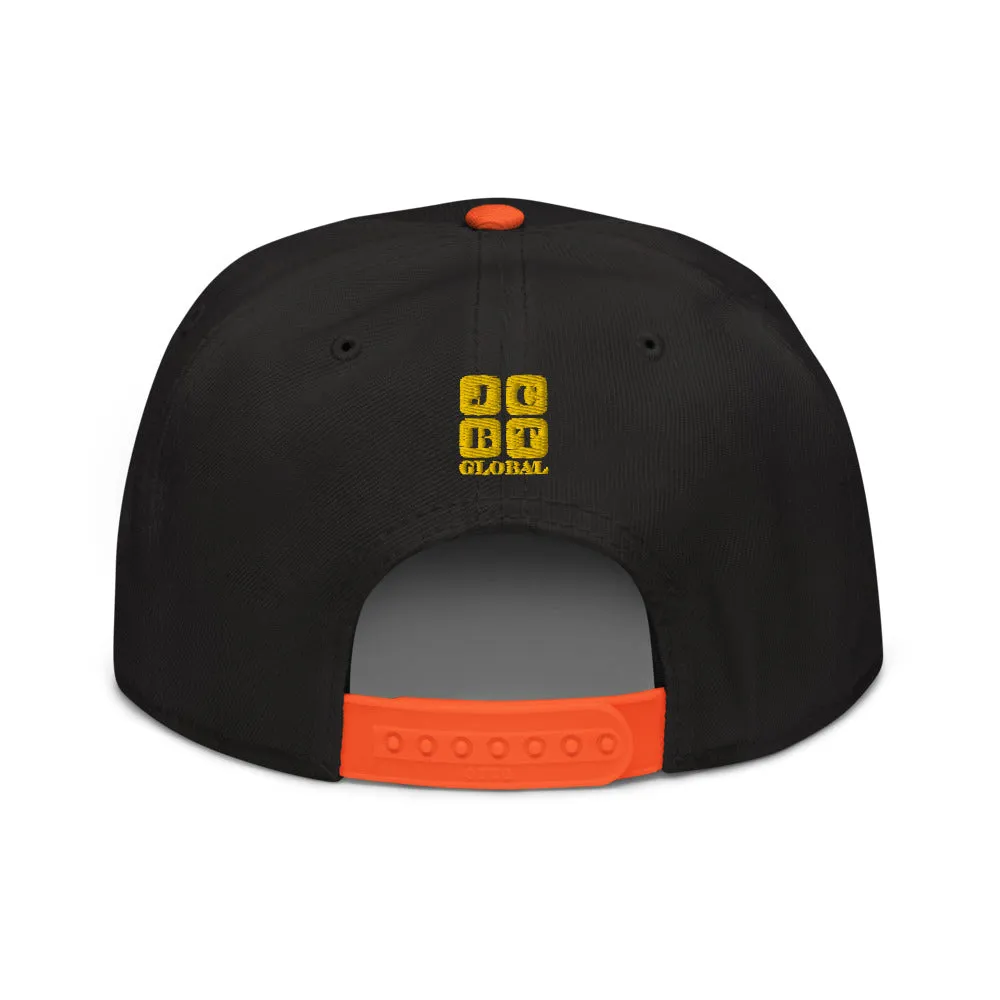 Snapback Hat "2052-0081 Software Engineer At Work (Yellow Logo)"
