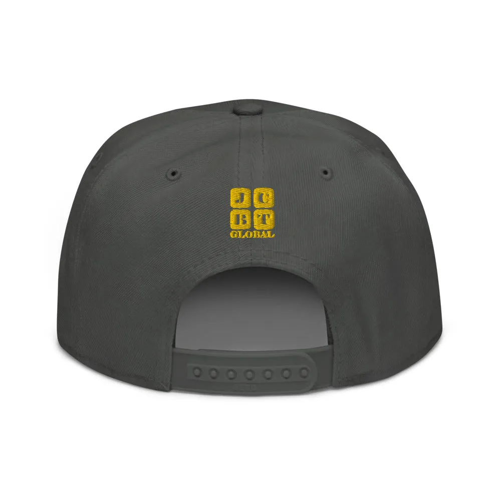 Snapback Hat "2052-0081 Software Engineer At Work (Yellow Logo)"