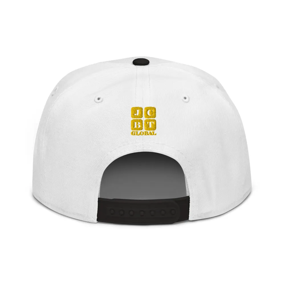Snapback Hat "2052-0081 Software Engineer At Work (Yellow Logo)"