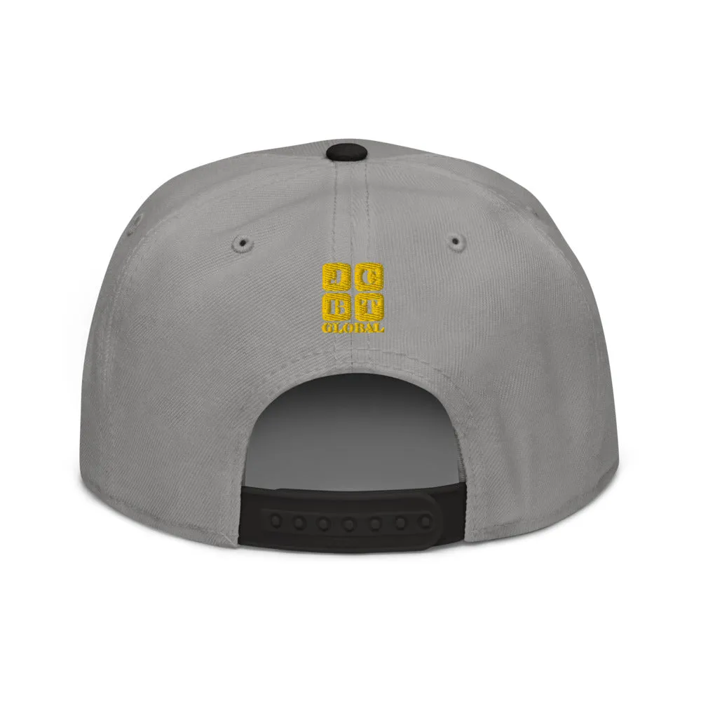 Snapback Hat "2052-0081 Software Engineer At Work (Yellow Logo)"
