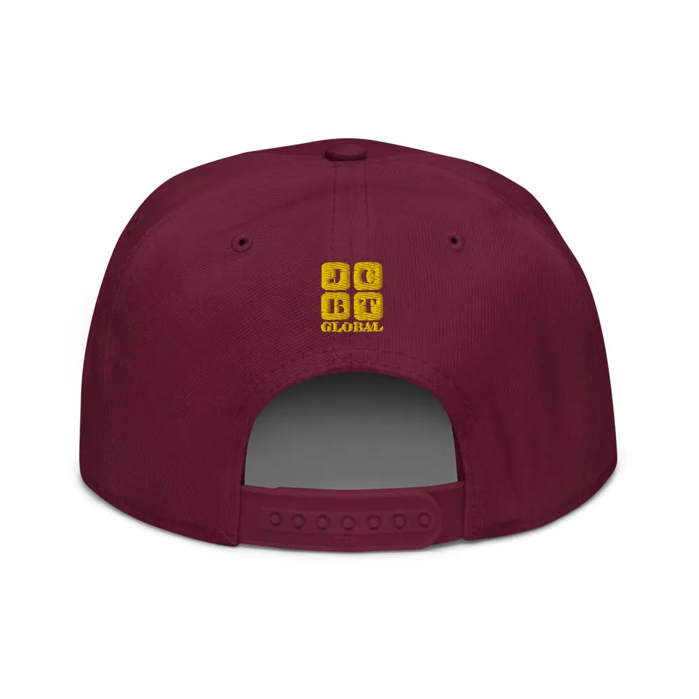 Snapback Hat "2052-0081 Software Engineer At Work (Yellow Logo)"