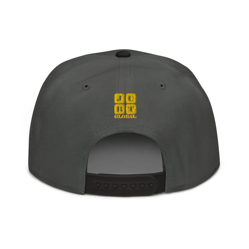 Snapback Hat "2052-0081 Software Engineer At Work (Yellow Logo)"