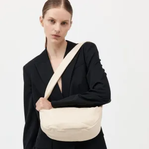 SOFT CRESCENT BAG - BUTTER
