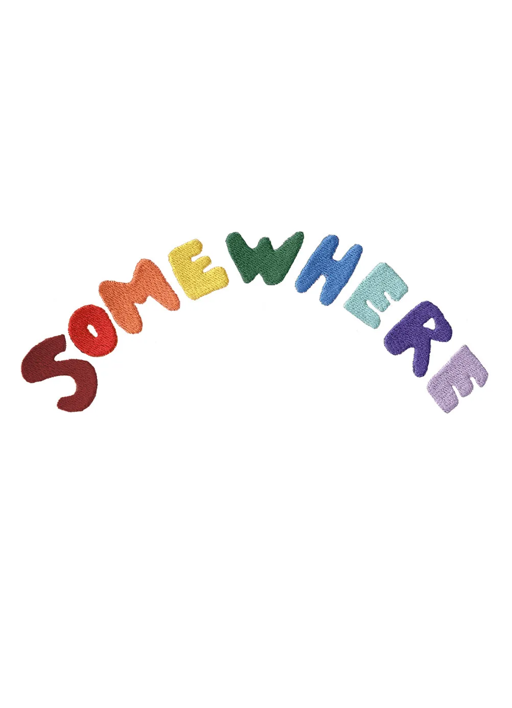 SOMEWHERE Tie-dye Tote