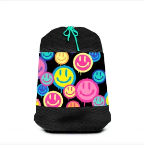 Spray Happy Face Laundry Bag