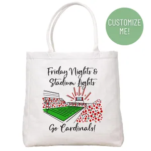 Stadium Lights Tote Bag