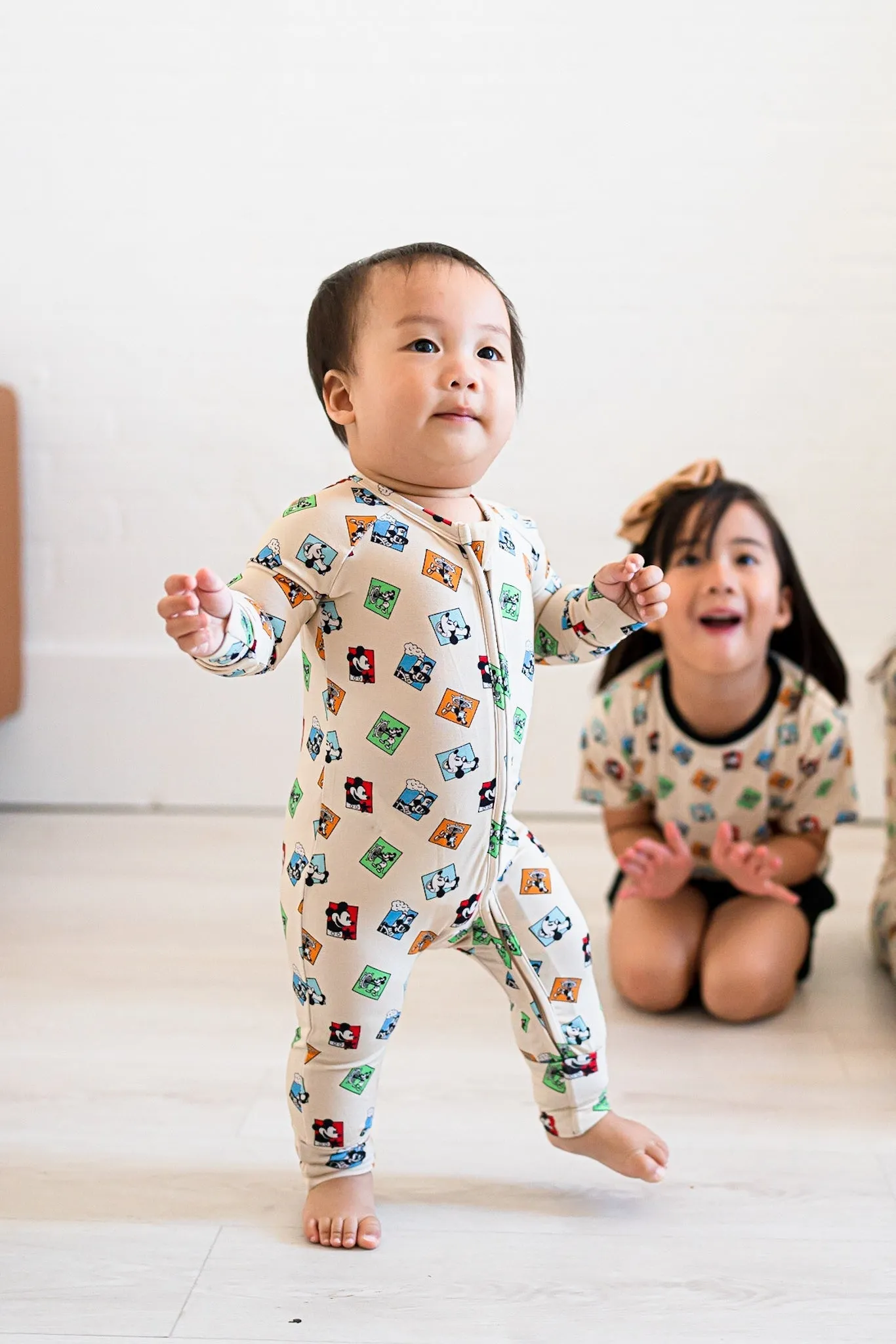 Steamboat Willie Convertible Romper