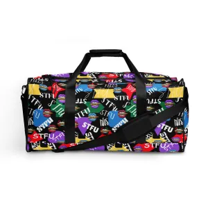 STFU Logos and Colors Duffel Bag - Black