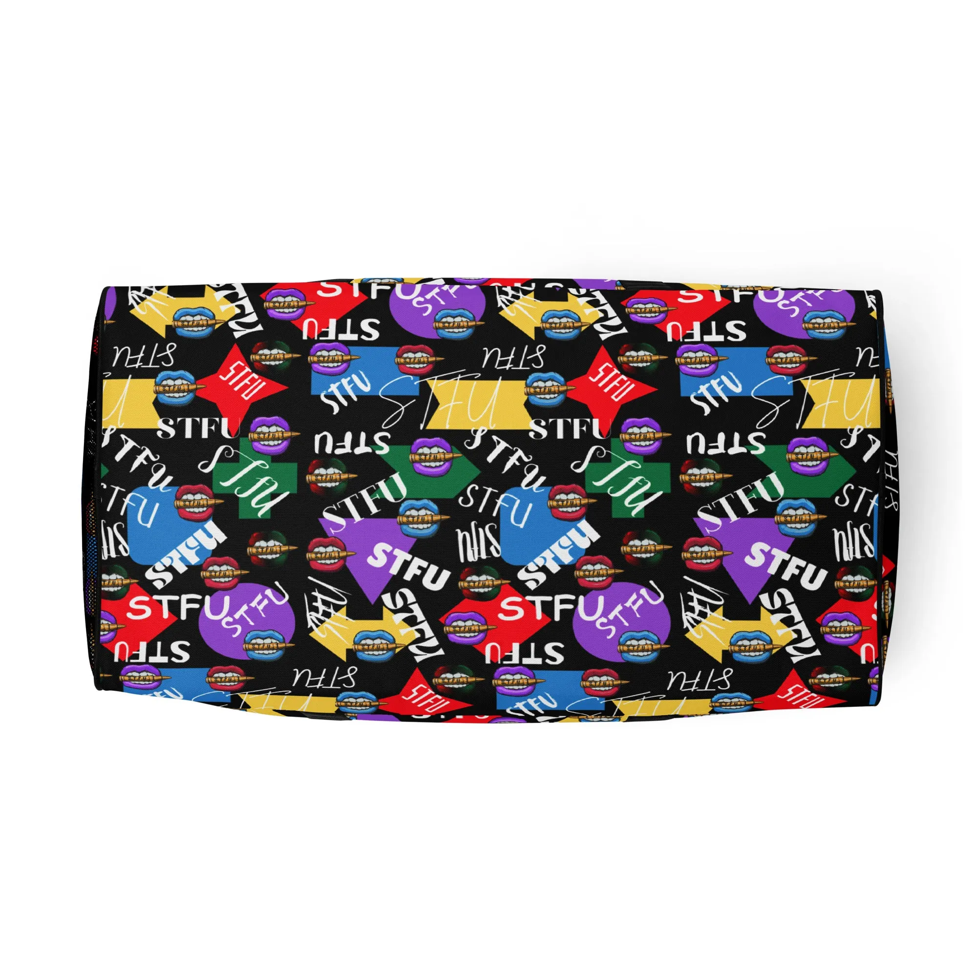 STFU Logos and Colors Duffel Bag - Black