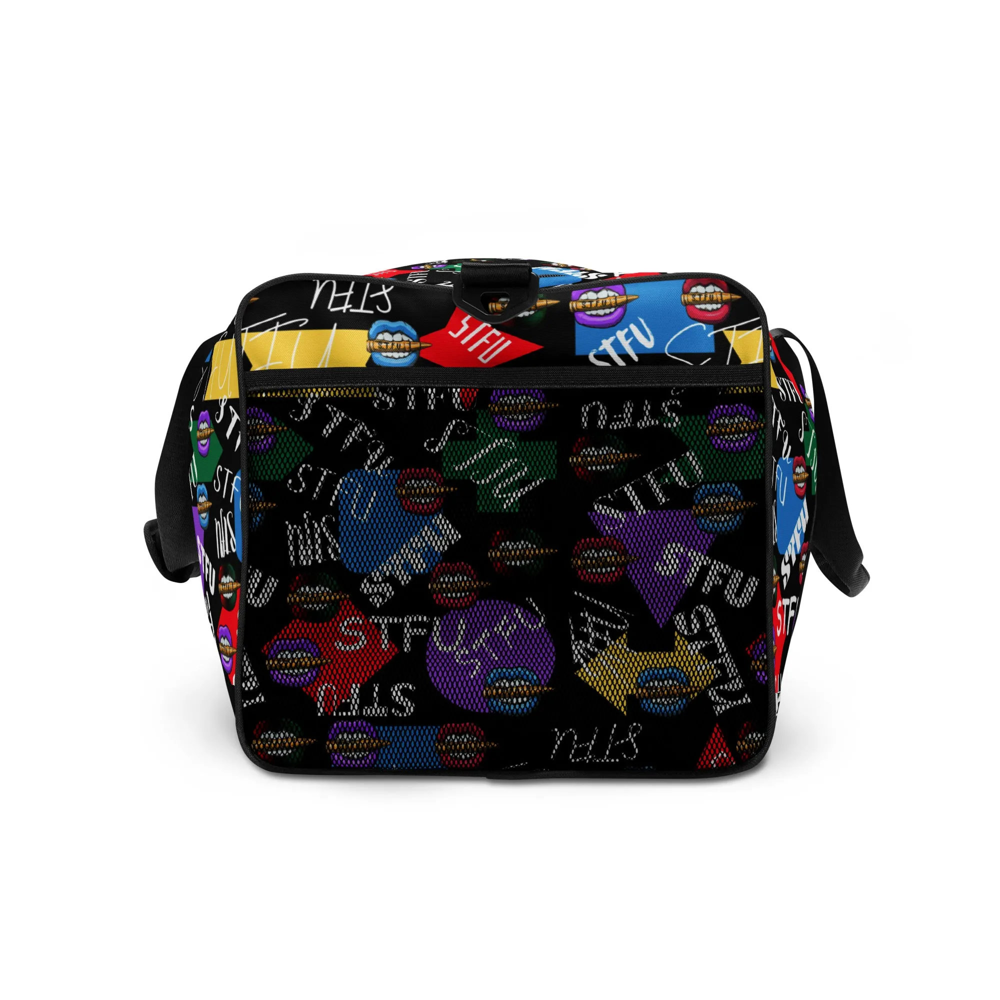 STFU Logos and Colors Duffel Bag - Black