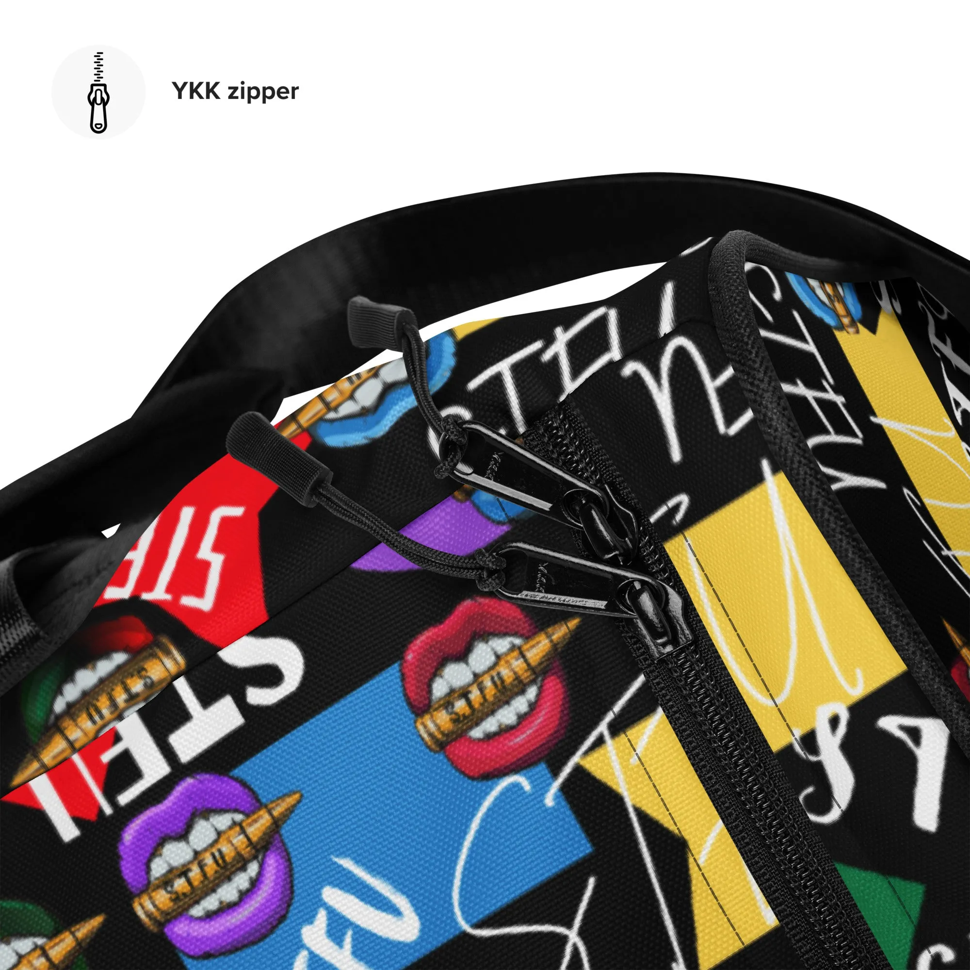 STFU Logos and Colors Duffel Bag - Black