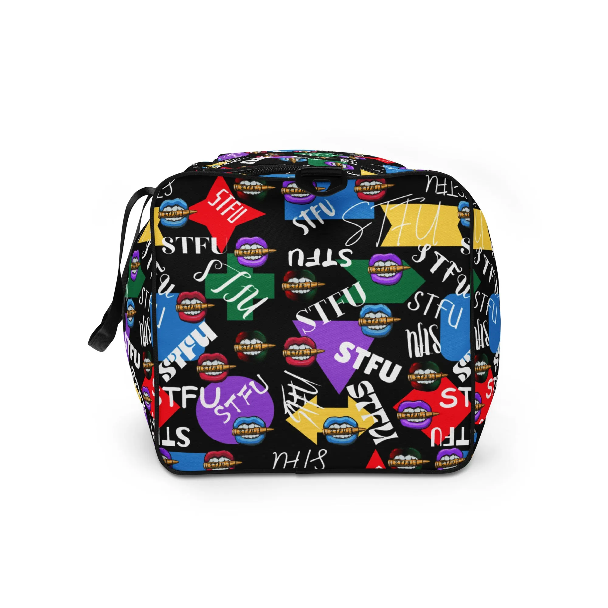 STFU Logos and Colors Duffel Bag - Black
