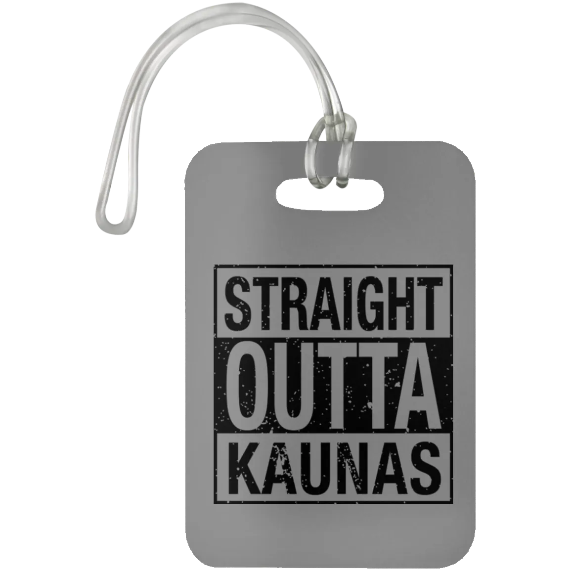 Straight Outta Kaunas - Luggage Bag Tag