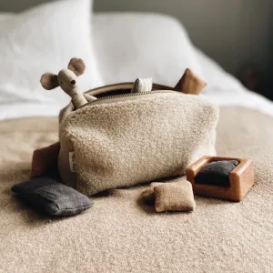 STUDIO NOOS TEDDY POUCH ECRU