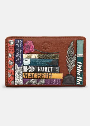 Succubus Bags Books Shakespeare Bookworm Leather Wallet Black