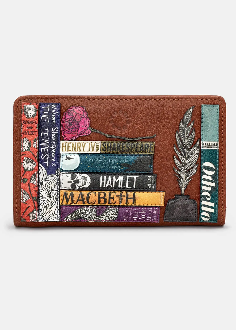 Succubus Bags Books Shakespeare Bookworm Leather Wallet Black