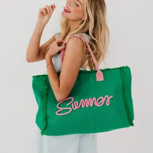 Summer Sunshine Beach Tote Bag 4 Colors
