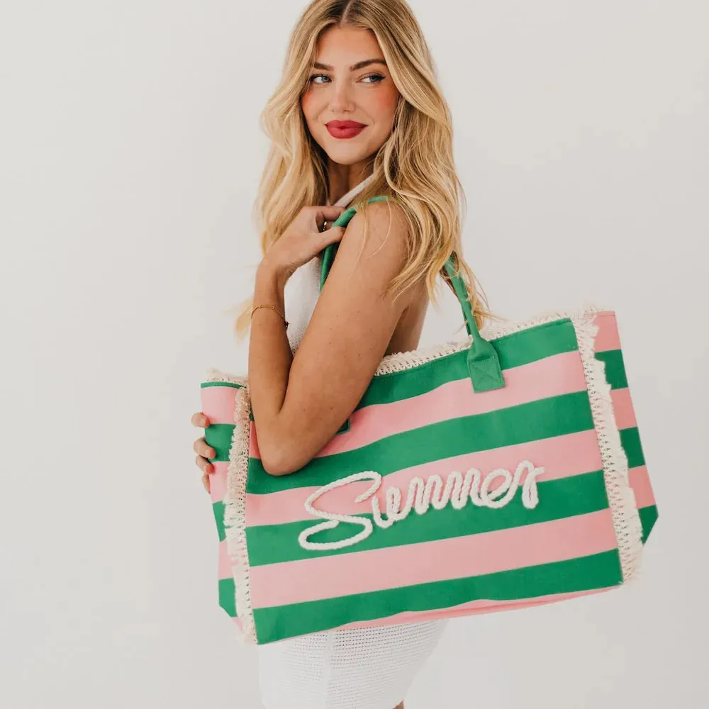 Summer Sunshine Beach Tote Bag 4 Colors