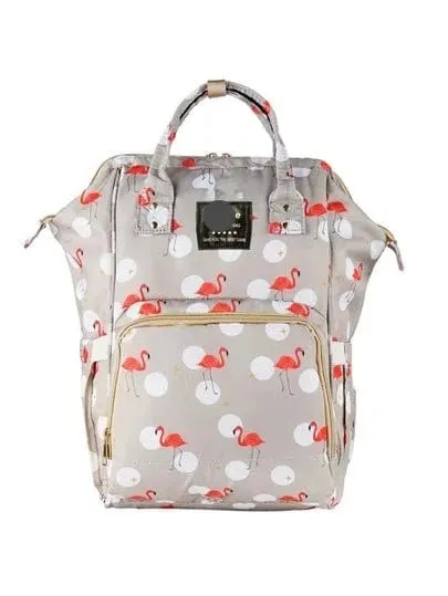 SunBaby Stylish Diaper Bag Flamingo Beige