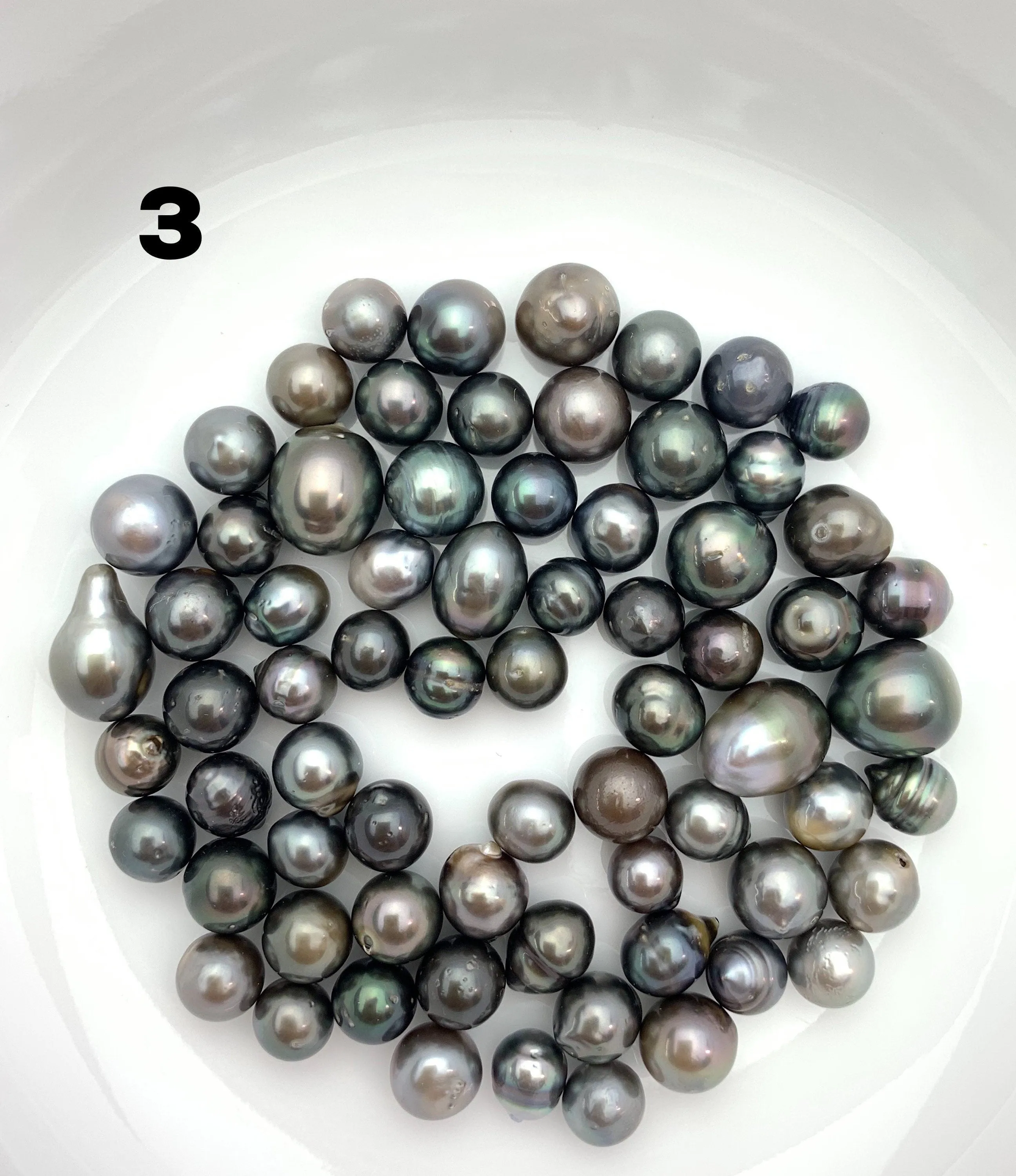 Tahitian Pearl Bags 70pc (925) # 1-9