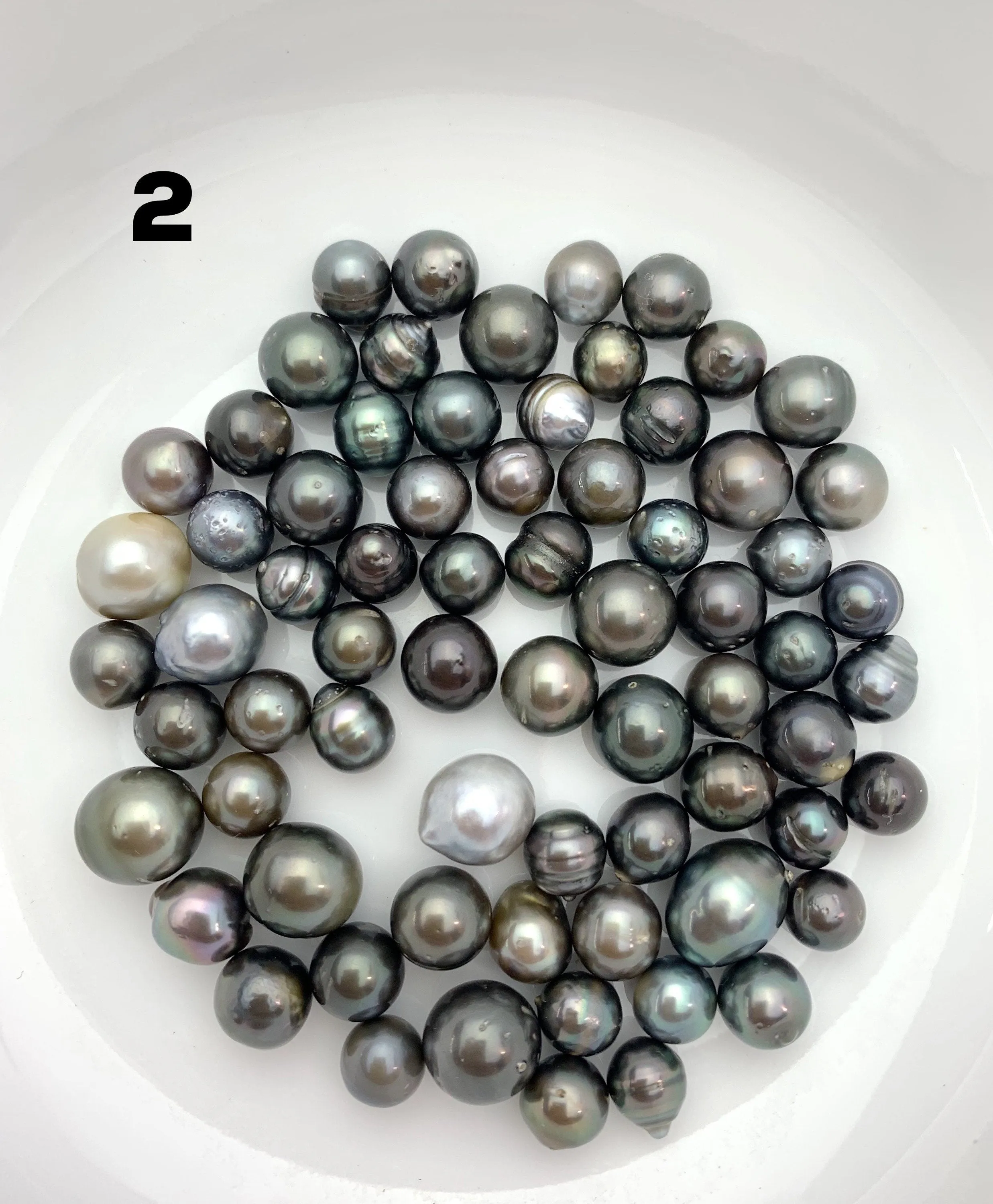 Tahitian Pearl Bags 70pc (925) # 1-9