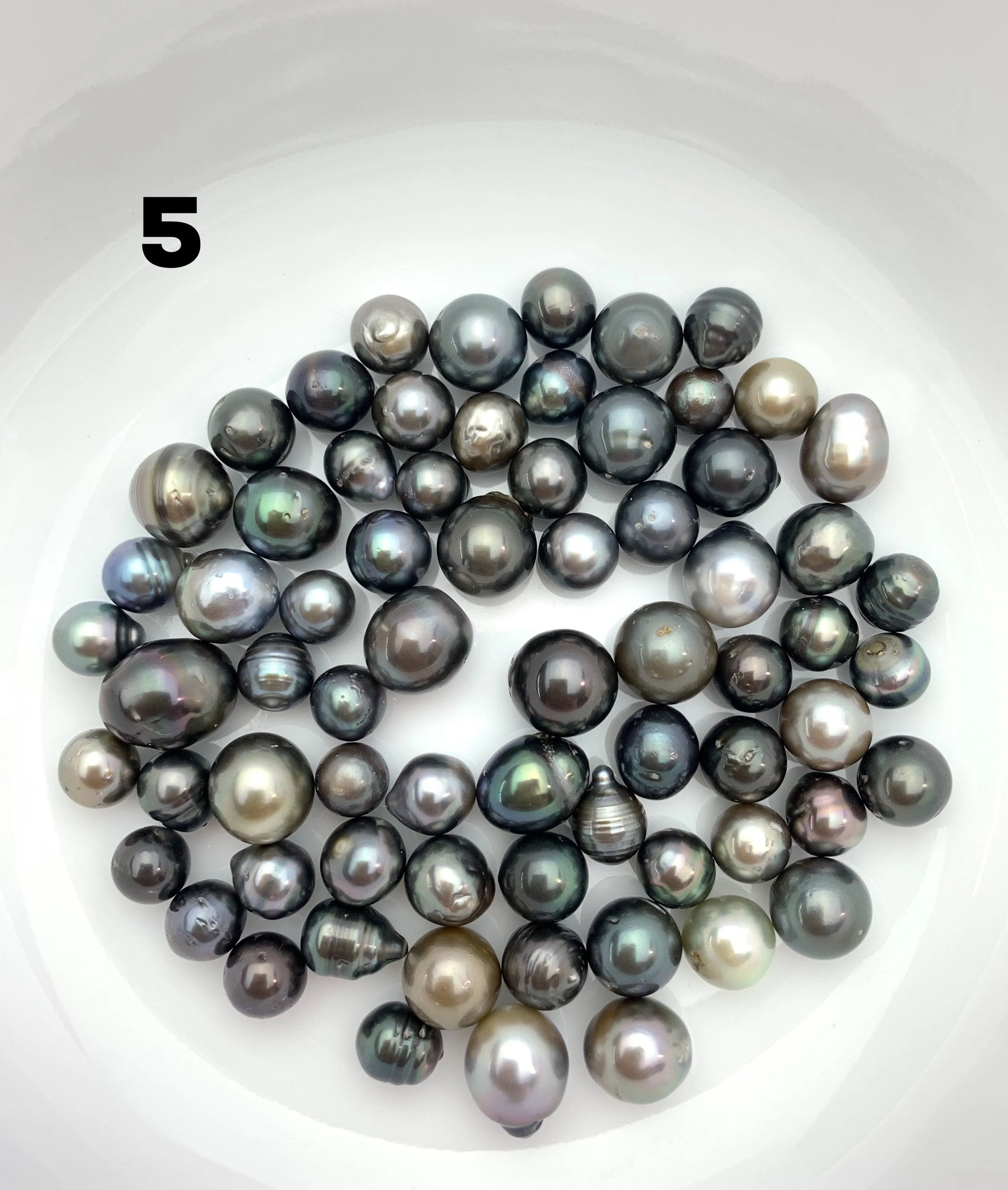 Tahitian Pearl Bags 70pc (925) # 1-9