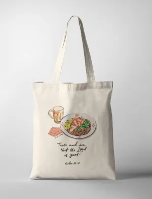 Taste and See (Wonton) {Tote Bag}