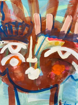 Terra Earth Face - 12 x 9