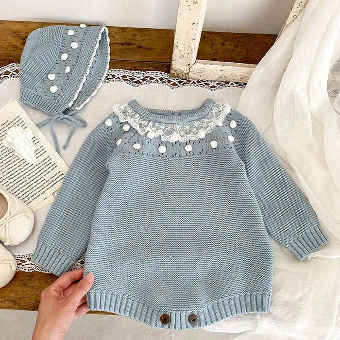 Textured Knit Romper