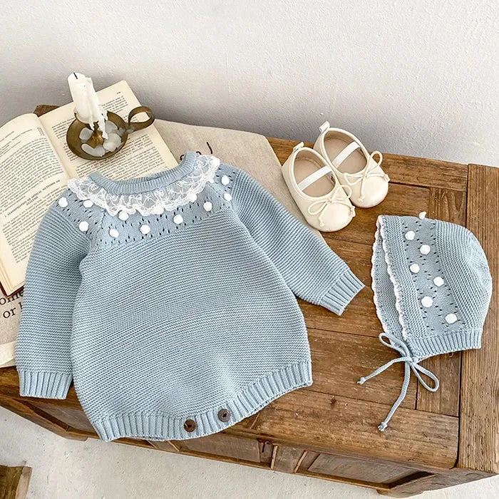 Textured Knit Romper