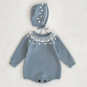 Textured Knit Romper