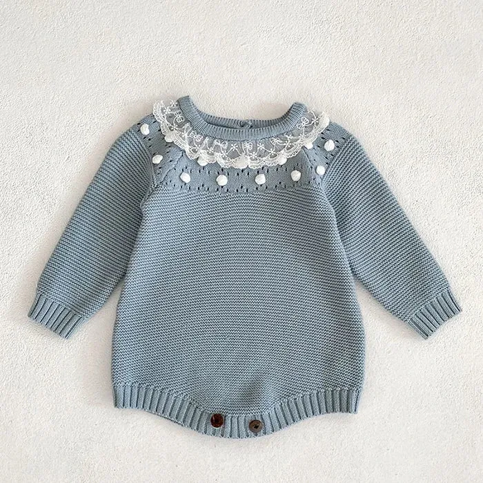 Textured Knit Romper