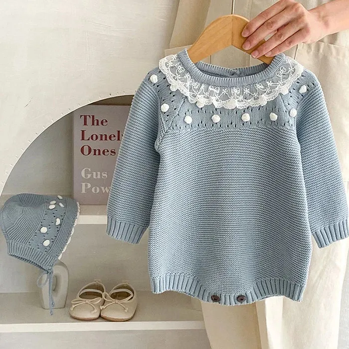 Textured Knit Romper
