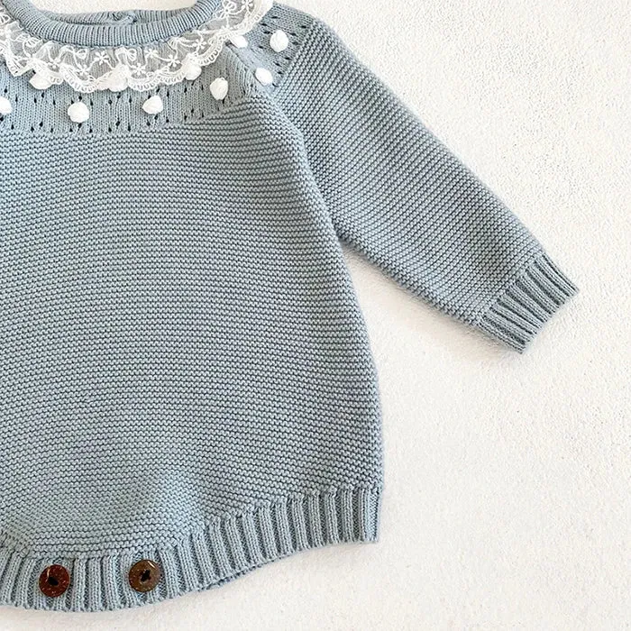 Textured Knit Romper
