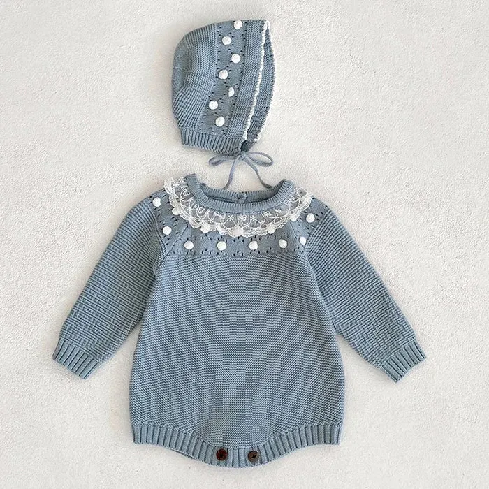 Textured Knit Romper